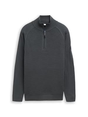 Cotton crew-neck jumper