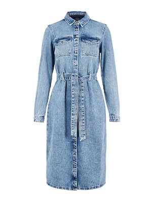 PCNAMIR LS DENIM SHIRT DRESS LB145-VI BC