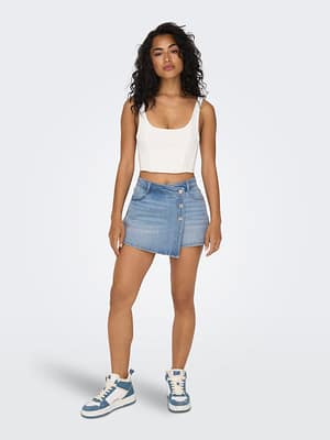 ONLLESLY REG LB DNM SKORT BJ NOOS