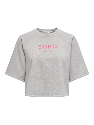 ONLCORA S/S PRINT O-NECK UB SWT