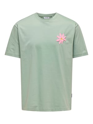 ONSFLORA COL PRINT RLX SS TEE