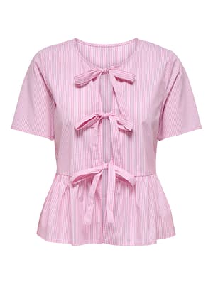 JDYMIO S/S REV. STRING TOP WVN DIA