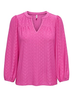ONLSANDRA L/S SPLIT TOP JRS