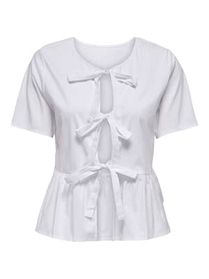 JDYMIO S/S REV. STRING TOP WVN DIA