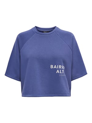 ONLCORA S/S PRINT O-NECK UB SWT