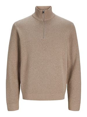 JJMILANO STITCH KNIT HALF ZIP SN
