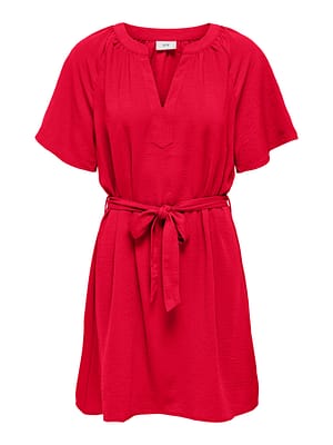 JDYDIVYA LIFE S/S V-NECK DRESS WVN DIA