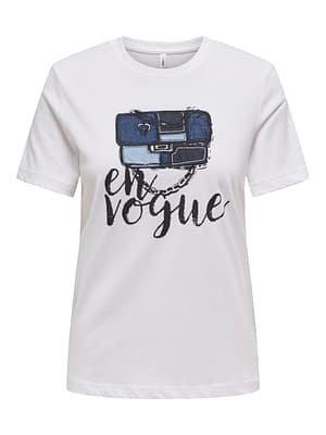 ONLEMMA LIFE REG S/S LADY TOP JRS