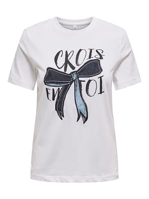 ONLEMMA LIFE REG S/S LADY TOP JRS