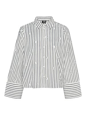 VMLEILA LS LOOSE SHORT SHIRT WVN
