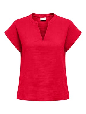 JDYTHEIS LIFE S/S TOP WVN DIA