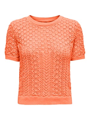 ONLSAGA LIFE SS O-NECK CC KNT