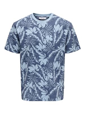 ONSPERRY LIFE REG LEAF AOP SS TEE NOOS