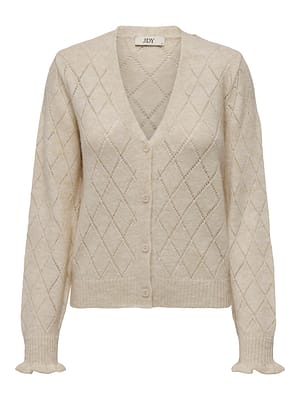 JDYLETTY L/S V-NECK STRUC CARDI KNT NOOS