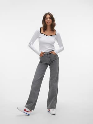 VMTESSA HR WIDE JEANS RA206 GA NOOS