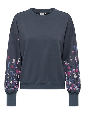 ONLBROOKE L/S O-NECK FLOWER SWT NOOS