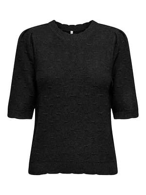 ONLKATIA SS STRUCTURE O-NECK CC KNT