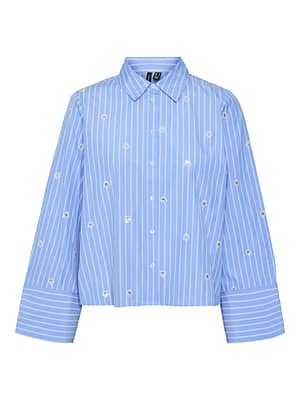 VMLEILA LS LOOSE SHORT SHIRT WVN