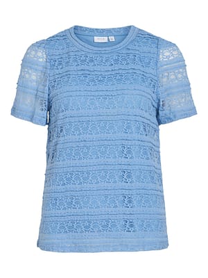 VICHIARA O-NECK S/S TOP/PB