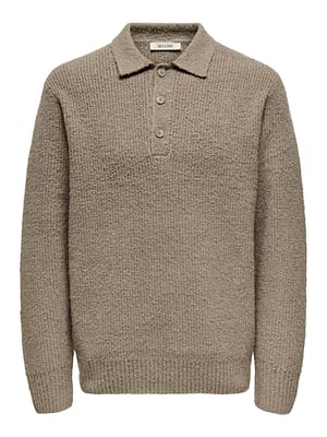 ONSDALE RLX LS POLO KNIT NOOS