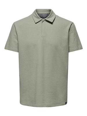 ONSKIAN LIFE REG SEERSUCKER SS POLO