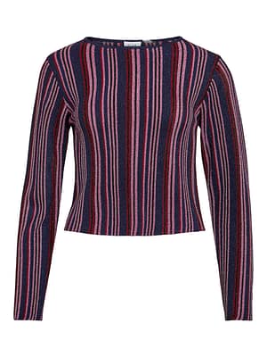 VIMELVINA BOATNECK L/S KNIT TOP