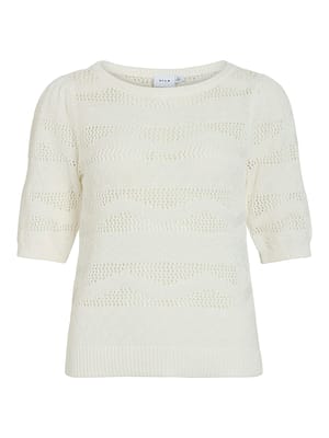 VIDAZY NEW BOATNECK 2/4 KNIT TOP/TES