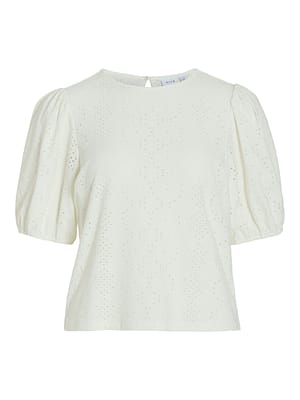 VIKALLY O-NECK 2/4 TOP - NOOS