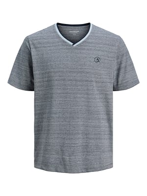 JCOCONTRAST TEE SS V-NECK SMU