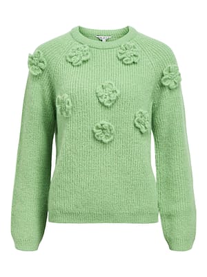 OBJGITTA L/S RE KNIT PULLOVER 141