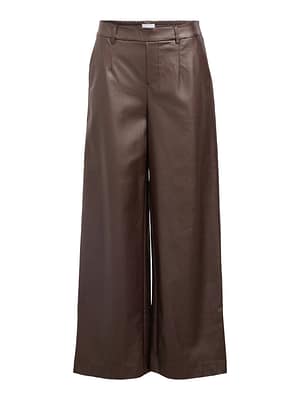 OBJMELBA LISA WIDE COATED PANT NOOS