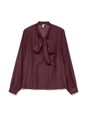 VMHALSTON L/S BOW TOP WVN BTQ