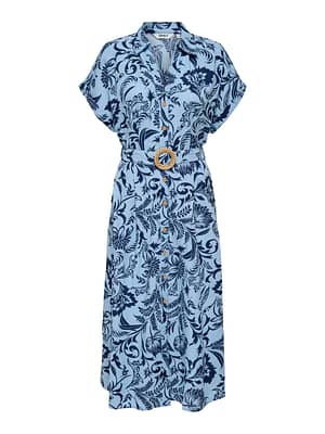 ONLJAKIRI LINEN SS MIDI SHIRT DRESS WVN