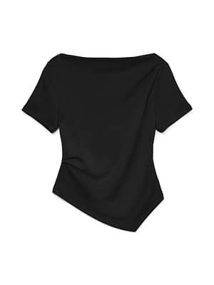 VMMILLE SS BOATNECK SHORT TOP JRS NOOS