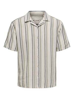 ONSTREV LIFE REG STRIPE SS SHIRT NOOS