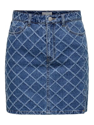 JDYEMILIE MIDWAIST SKIRT DNM MDB
