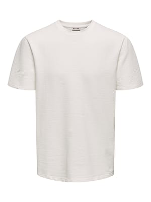 ONSKIAN LIFE REG SEERSUCKER SS TEE NOOS