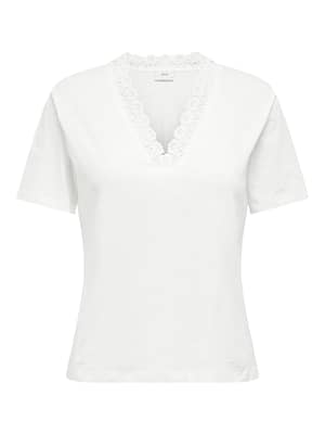 JDYSALVA LIFE S/S V-NECK TOP JRS DIA