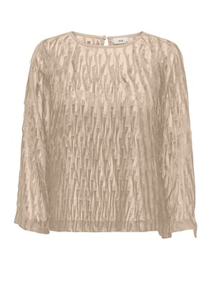 JDYFLEUR L/S O-NECK TOP WVN