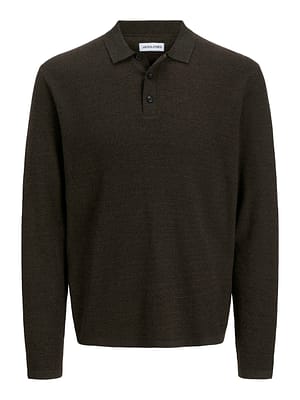 JJEGEORGE KNIT POLO LS SN