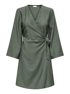 JDYPEPPER 7/8 WRAP DRESS WVN NOOS