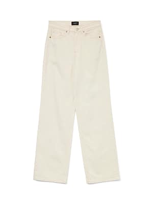VMTESSA HR WIDE JEANS ECRU GA NOOS