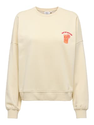 ONLLINY L/S O-NECK PRINT CS SWT