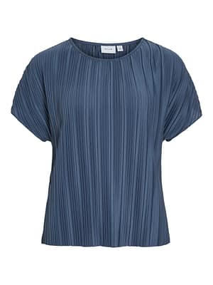 VITAHLIA O-NECK CAPSLEEVE TOP/DFS