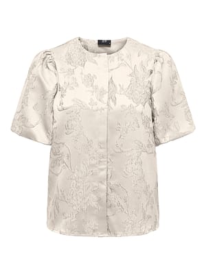 JDYELINA S/S JAQUARD TOP WVN EXP