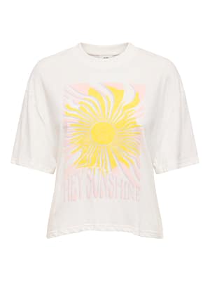 JDYBENA S/S LOOSE FIT PRINT TOP JRS