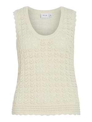 VIDOLISE U-NECK S/L KNIT TOP