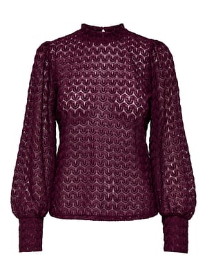 JDYAVERY L/S LACE TOP JRS NOOS
