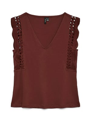 VMGABBY SL V-NECK TOP JRS GA
