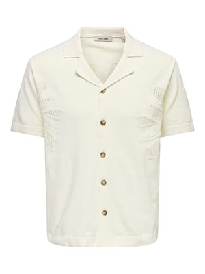 ONSJAM LIFE REG SS SHIRT KNIT
